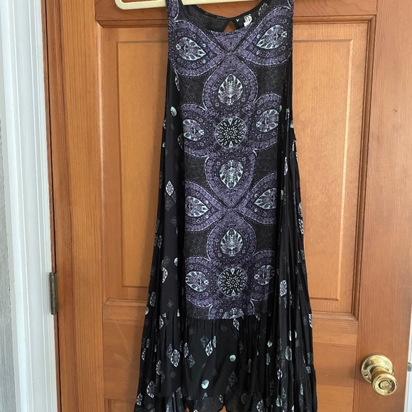 Free People Flowy Boho Mini Dress - Picture 1 of 6